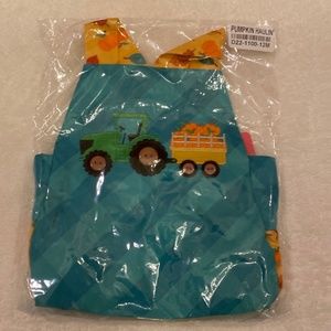 New ricrack and ruffles Pumpkin Haulin romper 12 month